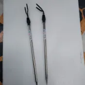 白鯨 釣魚架竿器 不鏽鋼伸縮竿掛 2尺2節(總長66公分) 釣竿前掛 釣竿後掛 白鐵釣竿掛 海竿架竿掛