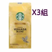 玉山最低比價網 [COSCO代購6] W648080 Starbucks Veranda Blend 黃金烘焙綜合咖啡豆 1.13公斤 三組