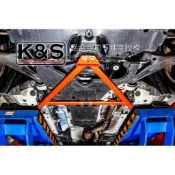 ●凱興國際●SUMMIT-LEXUS凌志 IS250 13年+ IS300h 鋁合金前下井字拉桿 #L-IS-302
