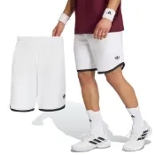 Adidas Classics Short 男款 白色 抽繩 吸濕 排汗 網球 球褲 運動 短褲 KY8879