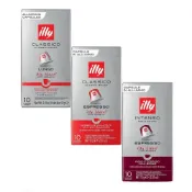 (店+)【illy】即期illy 中烘培2612*1 濃縮*1 深烘培*1 三盒組 咖啡膠囊 小顆的膠囊咖啡  〈可適用Nespresso〉