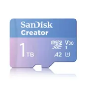 SanDisk Creator 256G 512G 1TB microSDXC A2 V30 U3 專業級效能 記憶卡