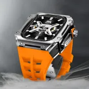 千織屋 改裝錶殼 升級款 Apple Watch ULTRA 49mm手錶 改裝 RM 高端款 氟橡膠錶帶 ULTRA