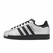 adidas 愛迪達 休閒鞋 Superstar II W 女鞋 銀 黑 復古 皮革 貝殼鞋 IH1599 [ACS]
