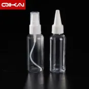 協貿國際日用品生活8館 齊開噴霧瓶小噴壺細霧補水透明噴瓶尖嘴瓶塑料擠壓式透明50ML空瓶