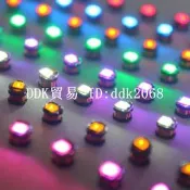【滿199出貨】一對多無線供電燈珠 手辦模型加燈燈珠七彩LED感應裝飾燈無線輸電 限時優惠