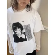 林檎班｜椎名林檎周邊 ShiinaRingo 日系亞文化蘋果女王上衣另類搖滾歌姬印花短袖運動T恤ins 2ae