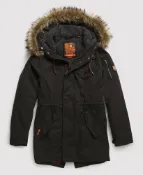 DryDog 跩狗嚴選 跩狗嚴選 極度乾燥 Superdry 男款 M51 Parka 長版 黑 熔爐黑 復古風格 毛可拆 飛行 軍裝 夾克 外套 連帽 風衣 防風保暖 派克 N3B
