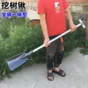 樂遊遊戶外用品館 挖樹鏟子錳鋼加厚一體挖樹鍬全鋼鐵柄園林園藝工具開溝窄細鍬斷根 田園小物 園藝用品