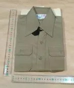 ▲宇宙城▼ 鹿球牌太子龍高級學生服1件(標籤數字3/卡其色長袖上衣) 制服學生用品 老雜貨 早期懷舊收藏 UG