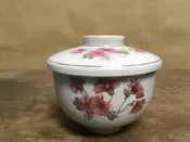 WH22895【四十八號老倉庫】全新 早期 台灣 金義合 杜鵑花 茶杯 蓋杯 茶碗 280cc 1蓋杯價