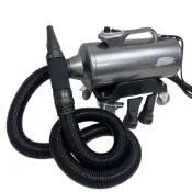 【神寶寵物】雙馬達 爆力吹風機 超級黑旋風 110V 220V 汽車美容 車用 吹水機  加長管