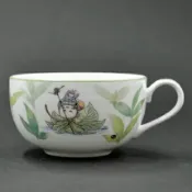 真愛日本 流線 骨瓷 茶湯杯 葉間乘葉船 湯杯 茶杯 咖啡杯 杯子 龍貓 宮崎駿 吉卜力