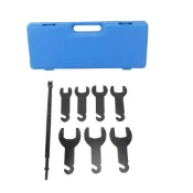 [現貨] 8PCS 氣動風扇離合器扳手金屬易操作拆卸工具套件帶對焦外殼
