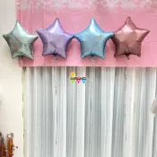 派對城 現貨 【18吋星星鋁箔氣球(不含氣)】多色選擇 星形氣球 場地佈置 拍攝道具