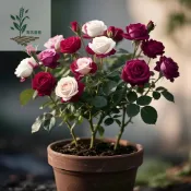 青禾園藝 矮化日式盆栽【薔薇玫瑰種子】藤本月季大花濃香庭院爬藤植物花卉盆栽陽台玫瑰爬牆四季花卉種子多年生