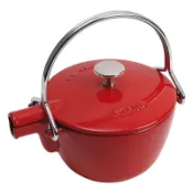 法國 Staub 鑄鐵 茶壺 水壺 1.15 L (櫻桃紅) ~ 全新 現貨 ~