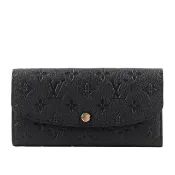 【Louis Vuitton 路易威登】Monogram 牛皮壓紋 EMILIE 長夾(M62369)