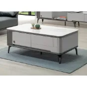 (店+)【專業傢俱】溫格斯4.3尺石面茶几/人造石大茶几/長几茶几/咖啡桌/茶几/全新