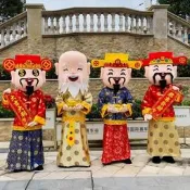 出租財神爺人偶裝整福祿壽喜財開業慶典元旦年會演租賃