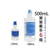 立赫健保藥局 台裕 潔鏡生理食鹽水 120mL/瓶 500mL/瓶 隱形眼鏡清洗專用 公司貨【立赫藥局】