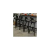 (店+)工業風吧檯椅吧檯椅子家用陽台輕奢休閒奶茶店靠窗酒吧高腳凳家庭 工業風復古餐椅 櫃台椅 中島椅 椅子 酒吧椅 高