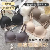 Moco💫現貨快發🔥日本原單 輕木棉薄款 無鋼圈 無痕內衣 小胸聚攏 集中爆乳 防下垂 文胸套裝
