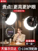 艾特斯良品 {新品上市}直播補光燈主播專用攝影燈專業直播間球形燈柔光燈攝影燈光設備全套網紅美顏拍照拍攝綠幕服裝球燈圓形打光燈