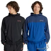 New Balance 連帽外套 男裝 口袋 網眼內襯 黑/藍【運動世界】MJ53527BK/MJ53527GAB