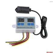 雙數字溫濕度控制器家用冰箱恆溫器加濕器溫度計濕度計 W1099 AC110-220V