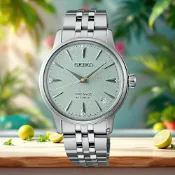 SEIKO 精工 Presage Cocktail Time Frozen Mojito’鑽石機械腕錶-34mm 4R35-06S0G.SRPL63J1_SK040
