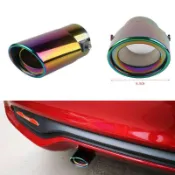 黑貓車部品 ~ 全網最低價 白鐵尾飾管 直管尾管專用 38~55mm口徑可用 YARIS SOLIO MARCH