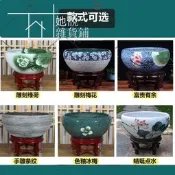 陶瓷魚缸景德鎮正品荷花缸睡蓮缸烏龜缸大水缸客廳養魚盆碗蓮花盆