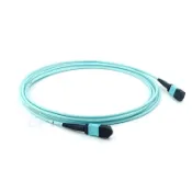 玉山最低比價網 [2美國直購] 3m Length 50/125 Multimode OM3 MPO Fiber Trunk Cable， 12 Fiber， Female， Type B， LSZH
