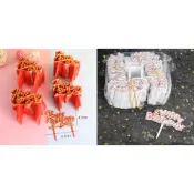 〈烘焙小舖舖〉塑料生日快樂插牌 烘焙英文happybirthday金色蛋糕插件