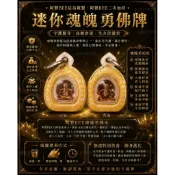 迷你魂魄勇佛牌｜招財守護・避邪擋煞・提升氣場｜阿贊Bee 阿贊雅各｜防水殼 現貨 讓供二手 不介意再下單