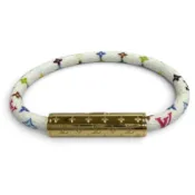 【DOKODEMO】成色極佳 ★LOUIS VUITTONM8973F 手鐲 LV Confidential LV™ 村上隆 Monogram顏色皮革 西班牙製造 女士款 附原廠盒和防塵袋