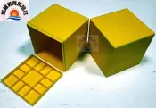 ※旭陽教育用品社※USL遊思樂益智教具系列-千格盒(空心/可開式,黃,1pcs)數學教具~台灣製