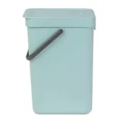 易生活ELiving BRABANTIA Sort & Go 可壁掛垃圾桶 #109744 12L (薄荷綠)