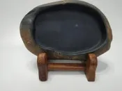 [福池]天然原石  鐵丸石  珍藏名硯台 裝飾 收藏版硯台