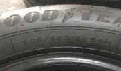【優質輪胎】固特異DULA PLUS 2_205/65/15_兩條20年七五成新(胎紋約5.4mm_205-65-15)