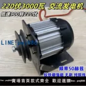 聚寶盆萬貨行 【店家補貼】低速220v伏3000w瓦交流發電機50赫茲HZ家用風力水力永磁無刷銅線