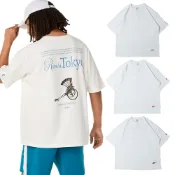 ASICS P.LIFE TEE 龍蝦 小巴士 人力車 波士頓 倫敦 東京 海外版 短T 男女款【2033C004】