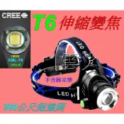 批發價不用等-美國T6伸縮調光強光頭燈全新上市T6頭燈登山露營巡山釣魚修車採筍戶外工作的好幫手18650