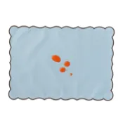 【BreezeOnline 微風精品線上】Chiarastella Cattana Lido 亞麻餐墊＿藍灰／咖啡