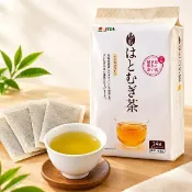 【江戶物語】 JHA 鳥取薏仁茶 茶包 24包入 無咖啡因 穀物茶 薏米茶 鳥取縣產薏仁 冷泡茶 冷沖熱泡 日本原裝進口