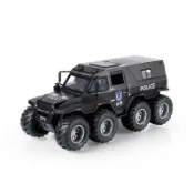 貓與鼠百貨店 【創新型聲光效果】兒童特警車模型 高仿真合金材質 7處開門 可越野裝甲玩具 展示收藏