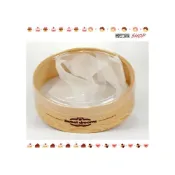 (店+)嚴選SHOP 18cm 木紋開窗乳酪盒 附棉紙 7吋乳酪蛋糕盒 紙盒  透明蓋 起司蛋糕盒 包裝盒 C005