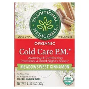 【iHerb】Traditional Medicinals, 有機午後着涼護理配方，繡線菊肉桂，無咖啡萃取，16 獨立茶包，每包 1.13 盎司（32 克）