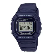 實體店面 附發票 台灣卡西歐保公司貨【時間光廊】CASIO 卡西歐 鬧鐘 秒錶 防水 全新 W-218H-2A